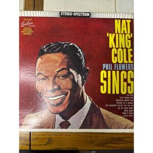 Nat King Cole Sings‎ Phil Flowers Excelsior Records DLP 162 Stereo Vinyl LP